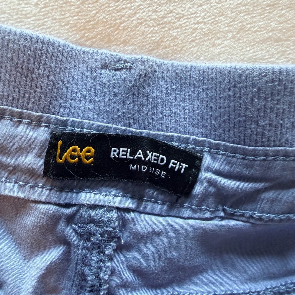 Lee Women's Slate Blue Cargo Bermuda Shorts - Picture 4 of 10